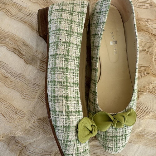 Haralas Vintage Ballerinas Like New, Tweed Design, Size 37.5