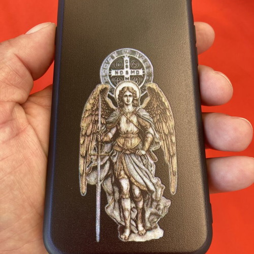 iPhone 7/8/SE2020/SE2022 Silicone Case Cover with Saint Archangel Michael Design new