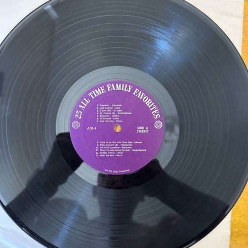 Vintage vinyl record used, collectible item