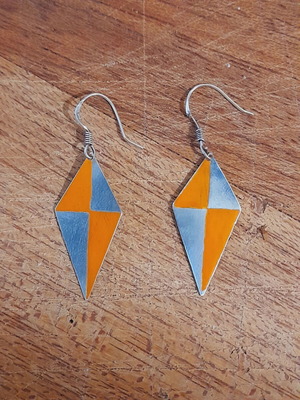 Silver earrings new, 925 sterling silver