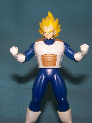 Dragon Ball Z Vegeta Super Saiyan figure like new, 12cm