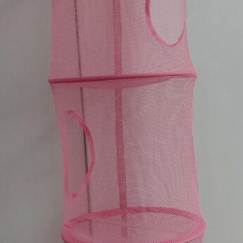 IKEA PS FÅNGST hanging storage organizer like new, mesh fabric, 6 compartments