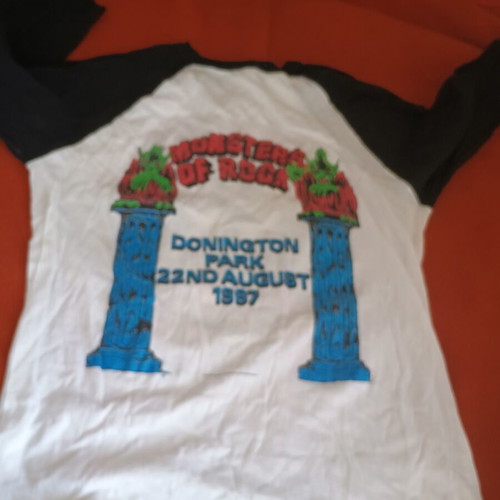 T-shirt official Monsters of Rock with Dio and Metallica, new, size L