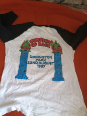 T-shirt official Monsters of Rock with Dio and Metallica, new, size L