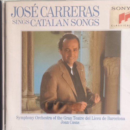 Jose Carreras Sings Catalan Songs CD used, classical