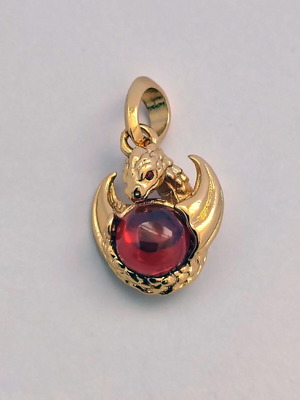 Charm Game of Thrones Dragon Fire silver, new