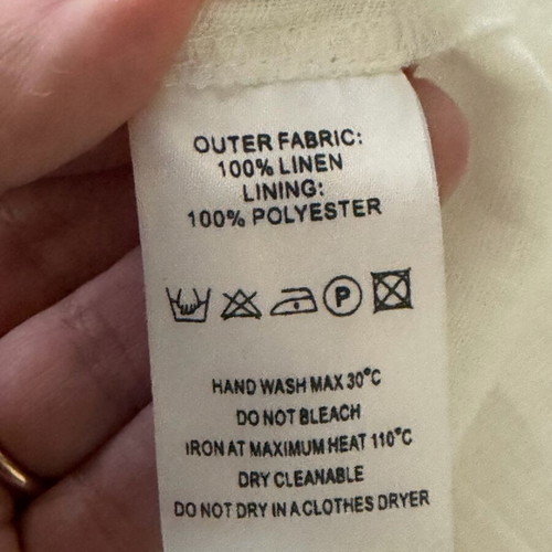 Linen jacket Mia like new, size 48, beige