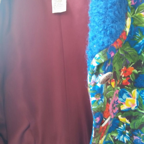 Kenzo women's jacket used, vintage floral wool