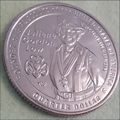 2025 S Quarter Dollar uncirculated Juliette Gordon Low