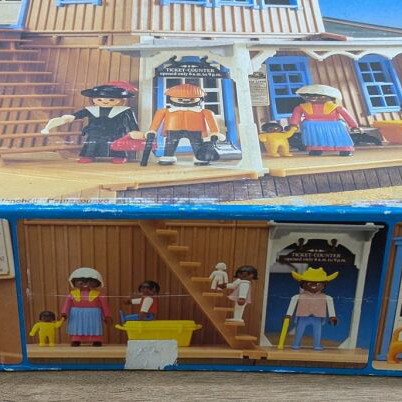 Playmobil Western 3770 ЖП гара Colorado Springs употребяван