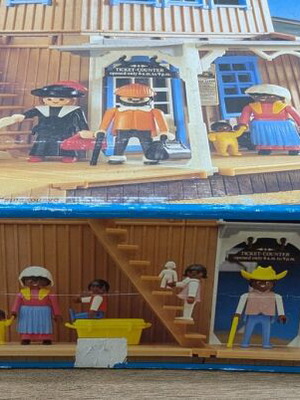 Playmobil Western 3770 ЖП гара Colorado Springs употребяван