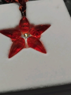 Swarovski star ornament new Christmas decoration