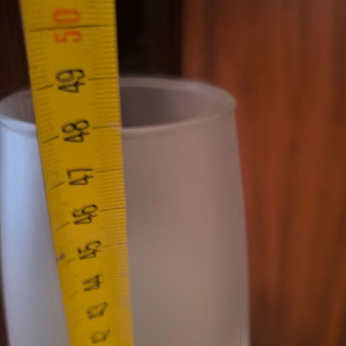 Glass floor vase like new