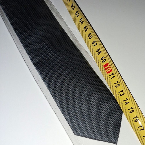 Federico tie with pocket square new, gray graphite