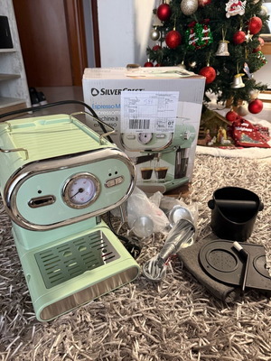 Μηχανή εσπρέσο Silvercrest καινούργια με αξεσουάρ