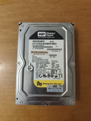 Western Digital RE3 250GB 3.5" SATA II hard drive like new