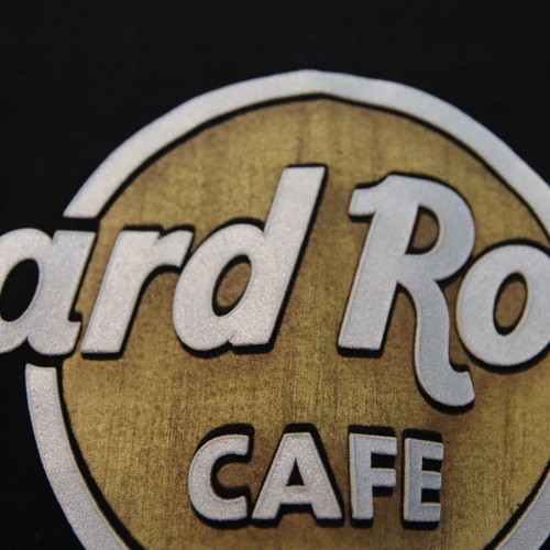Hard Rock Athens T-shirt used, original, size S, black