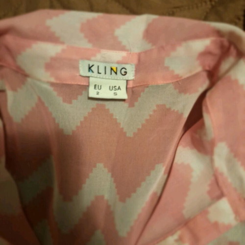Kling semi-transparent shirt new, size S