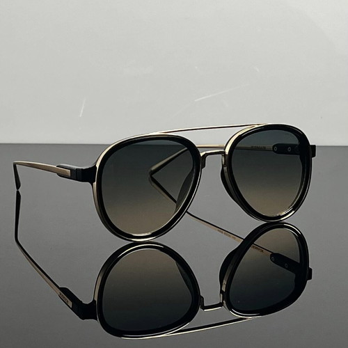 BorMain August sunglasses new, black and gold, UV400 protection