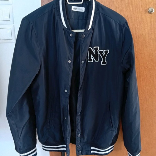 H&M Kids' College Jacket used, blue, size 158/164 cm