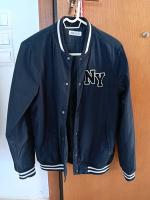 H&M Kids' College Jacket used, blue, size 158/164 cm