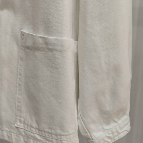 Zara White Denim Jacket Oversize Size L like new