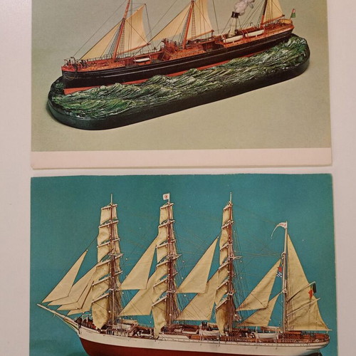 Pharmaceutical company cards used, 6 pieces with Glifanan drug and ships