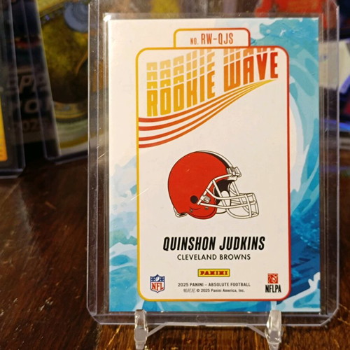 2025 Panini Absolute Rookie Wave Quinshon Judkins card mint