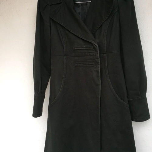 Mango cotton trench suit S like new, black