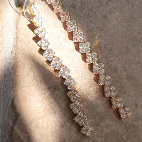 Hypoallergenic Earrings with Rose Gold Plating New