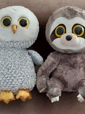 Owlette & Dangler συλλεκτικά λούτρινα παιχνίδια καινούργια, ύψος 0,45 μ.