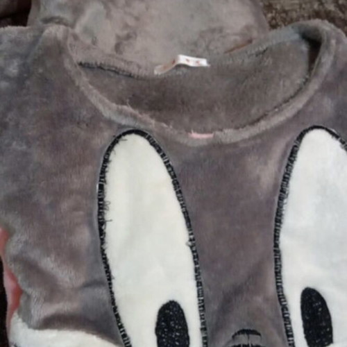 Fleece pajamas like new, size M