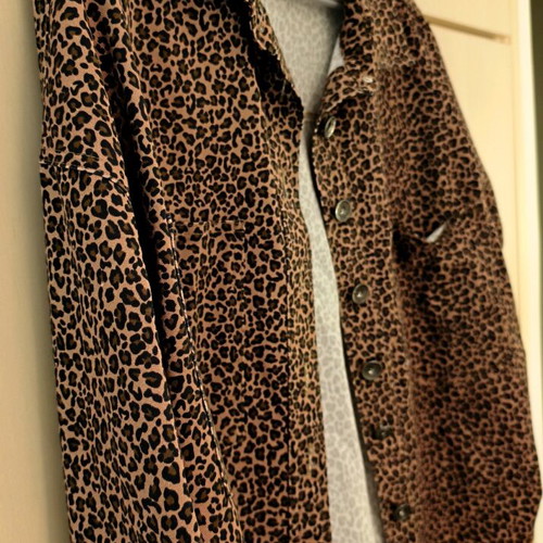Leopard shacket Arpyes new, white and brown