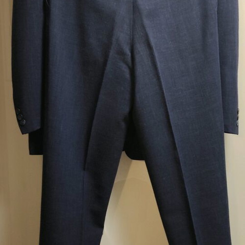 Linen Hibou suit dark blue like new, summer
