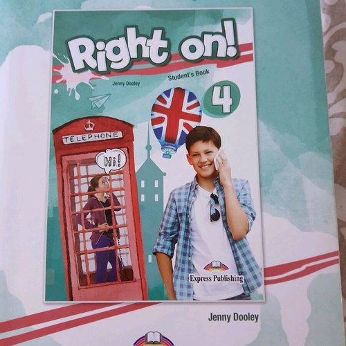 Right on 4 book new, English language