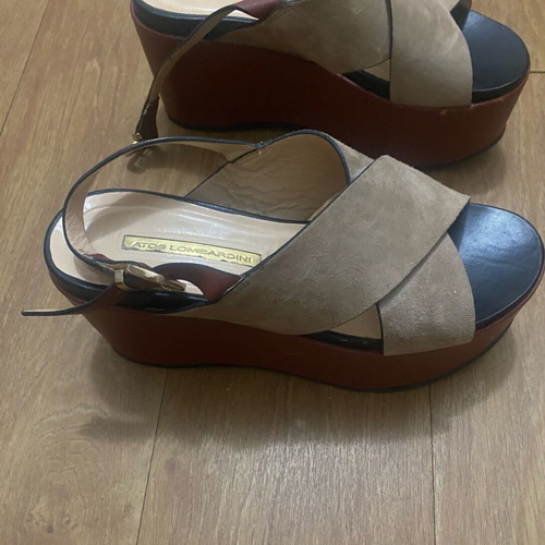 Women's platform sandals size 37 used, very good condition