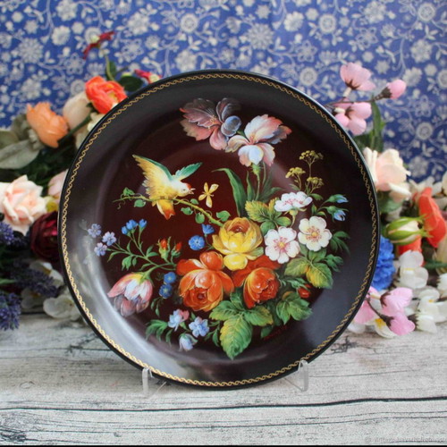 Bradex Fantasy wall plate collection 6pcs porcelain Russia 1991 new