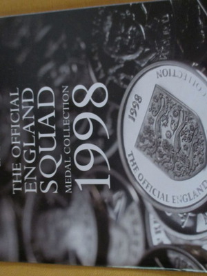 Official England squad medal collection 1988 used, complete