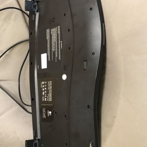 Logitech Wave Ergonomic Wired Keyboard with Greek Layout and Multimedia Keys like new