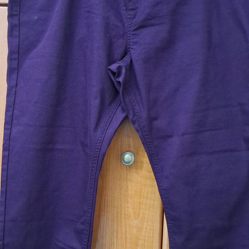 M&S purple pants used, size 20, elastic, cotton blend