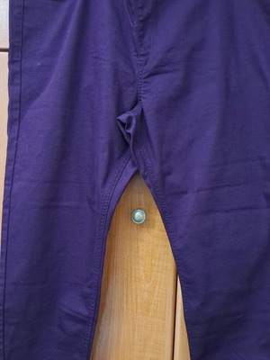 Παντελόνι M&S μωβ μεταχειρισμένο, μέγεθος 20, ελαστικό, βαμβακερό