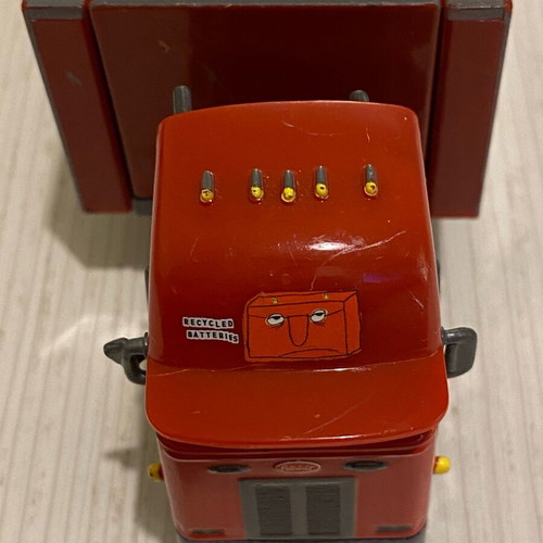 Disney Pixar Cars Hauler Jerry recycled batteries used
