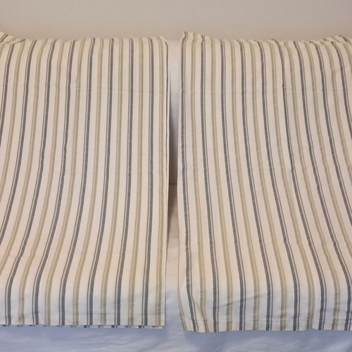 Curtains used, 2 panels, thick cotton fabric