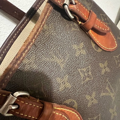Louis Vuitton vintage handbag used, beige brown