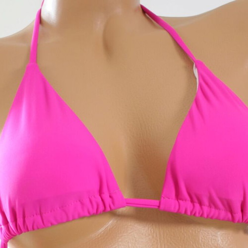 Beachwear set with bikini and pink transparent bodycon dress new