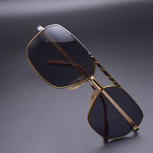 Aprilia Eyewear Max 2 Vintage Sunglasses New Old Stock Gold Silver