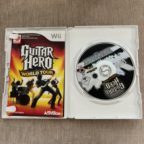 Guitar Hero World Tour Nintendo Wii used, English full version
