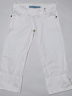 White Women's Capri Pants Attrattivo M