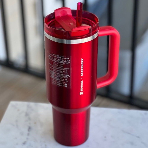 Starbucks x Stanley 40oz collectible mug, red