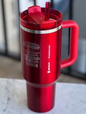 Starbucks x Stanley 40oz collectible mug, red